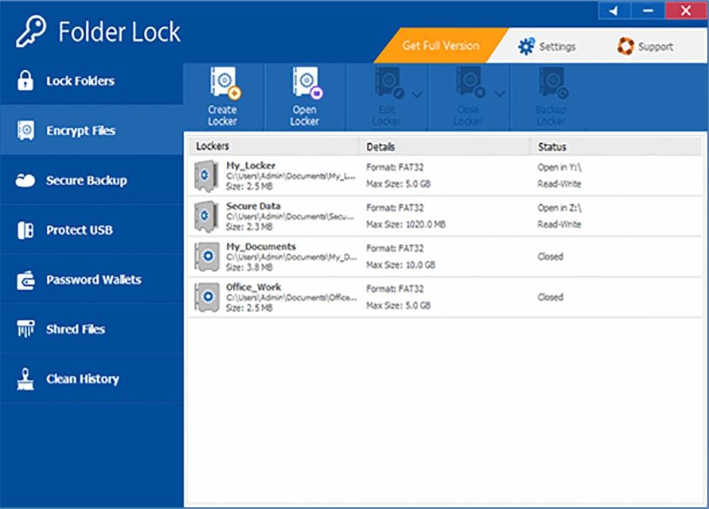 folder lock key and registration